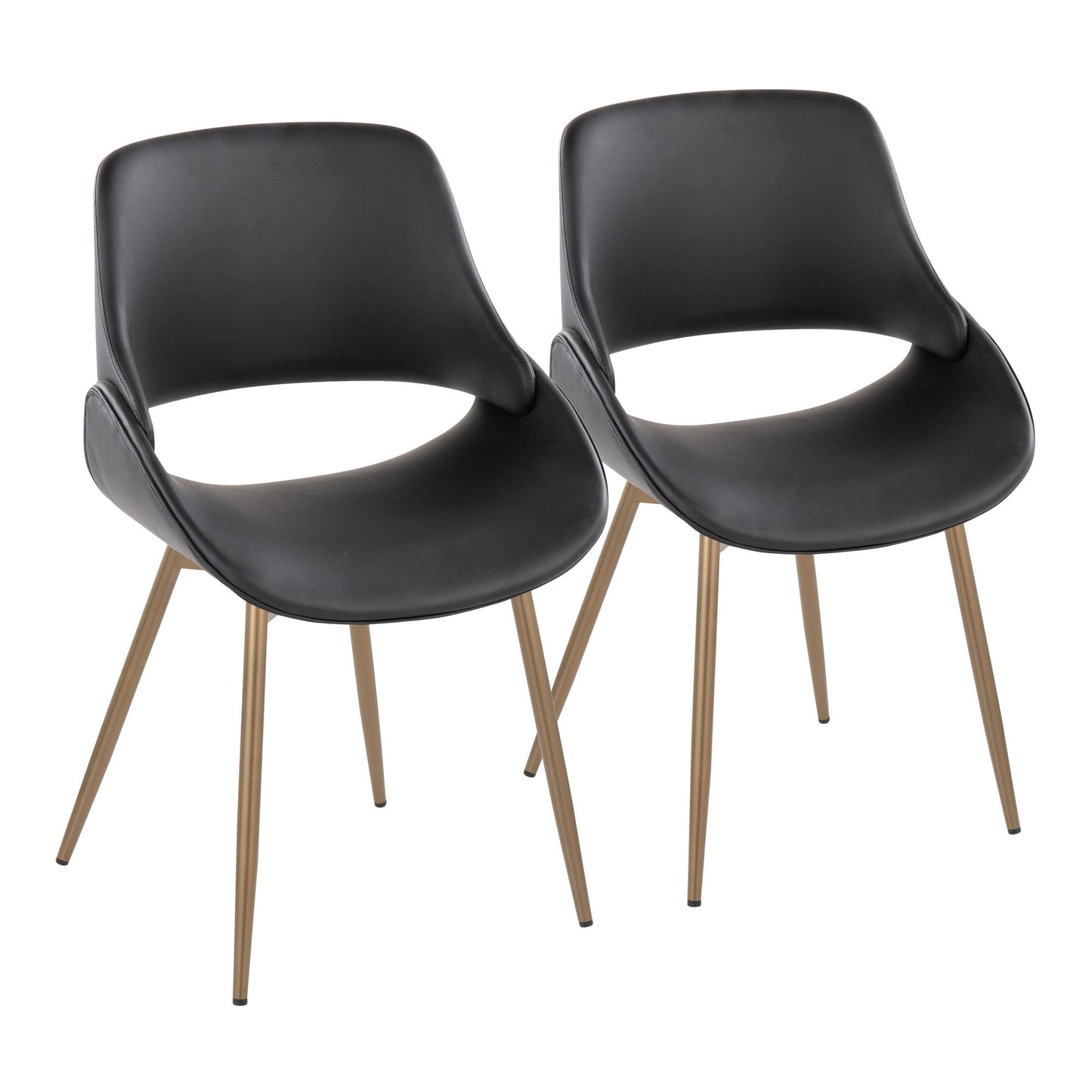 Fabrico Chair - Set of 2 By LumiSource - CH-FABRICOPU-HLC2 ANCUBK2 | Dining Chairs | Modishstore - 3