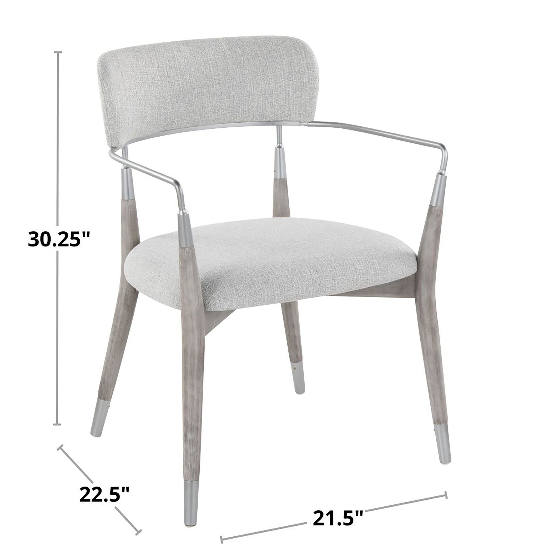 Savannah Chair - Set of 2 By LumiSource - CH-SAVANNAH GYLGY2 | Dining Chairs | Modishstore - 9