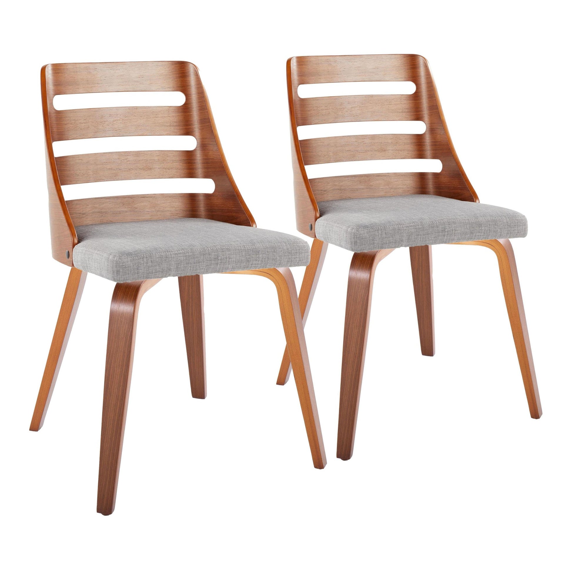 Trevi Chair - Set of 2 By LumiSource - CH-TRV-HLBW2 WLWLGY2 | Dining Chairs | Modishstore - 3