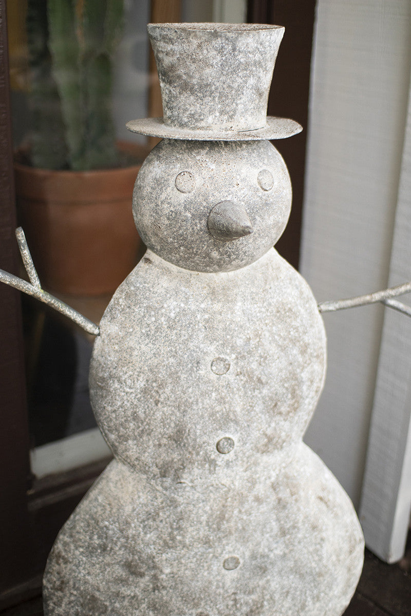 Metal Snowman By Kalalou | Holiday | Modishstore - 3