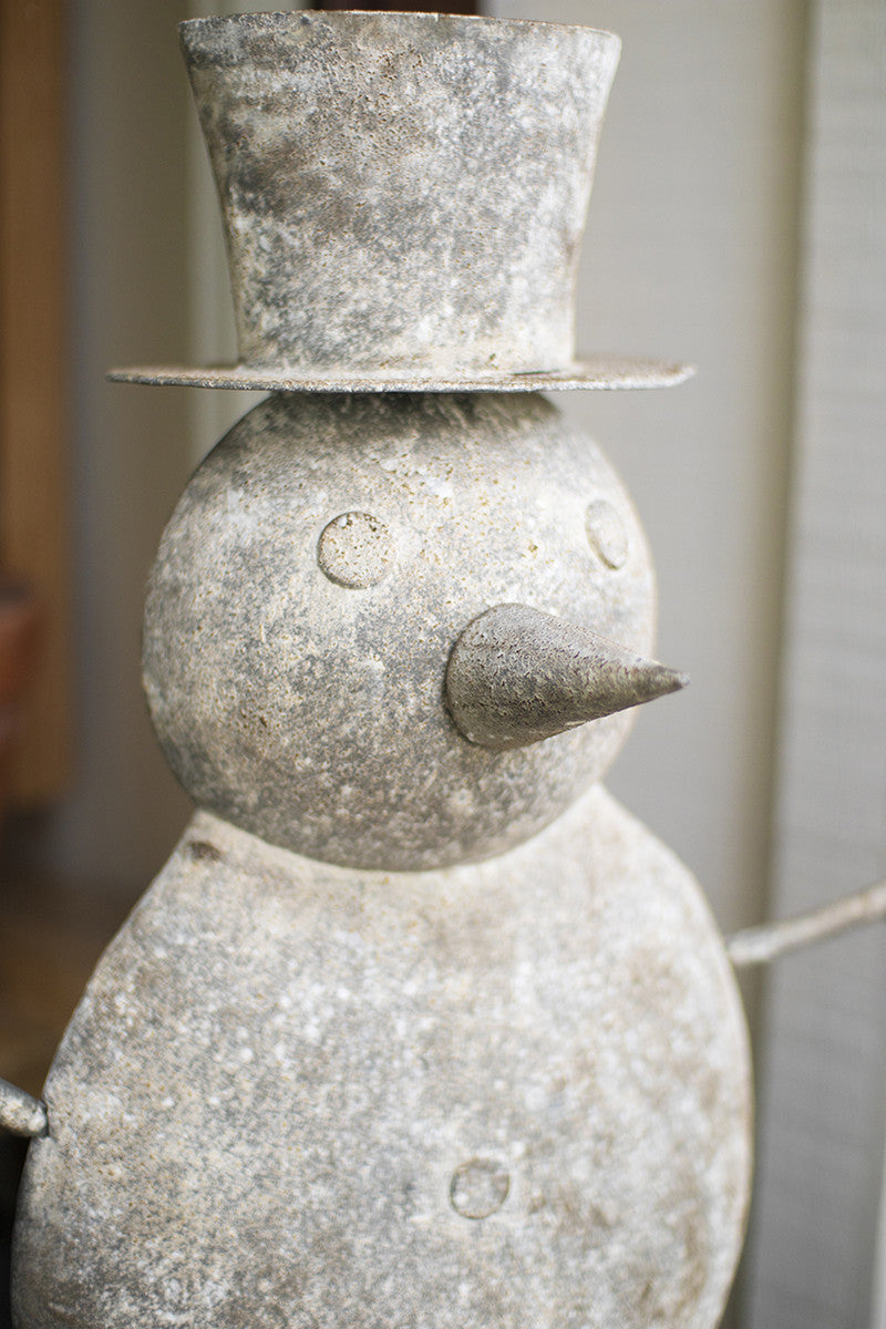 Metal Snowman By Kalalou | Holiday | Modishstore - 2