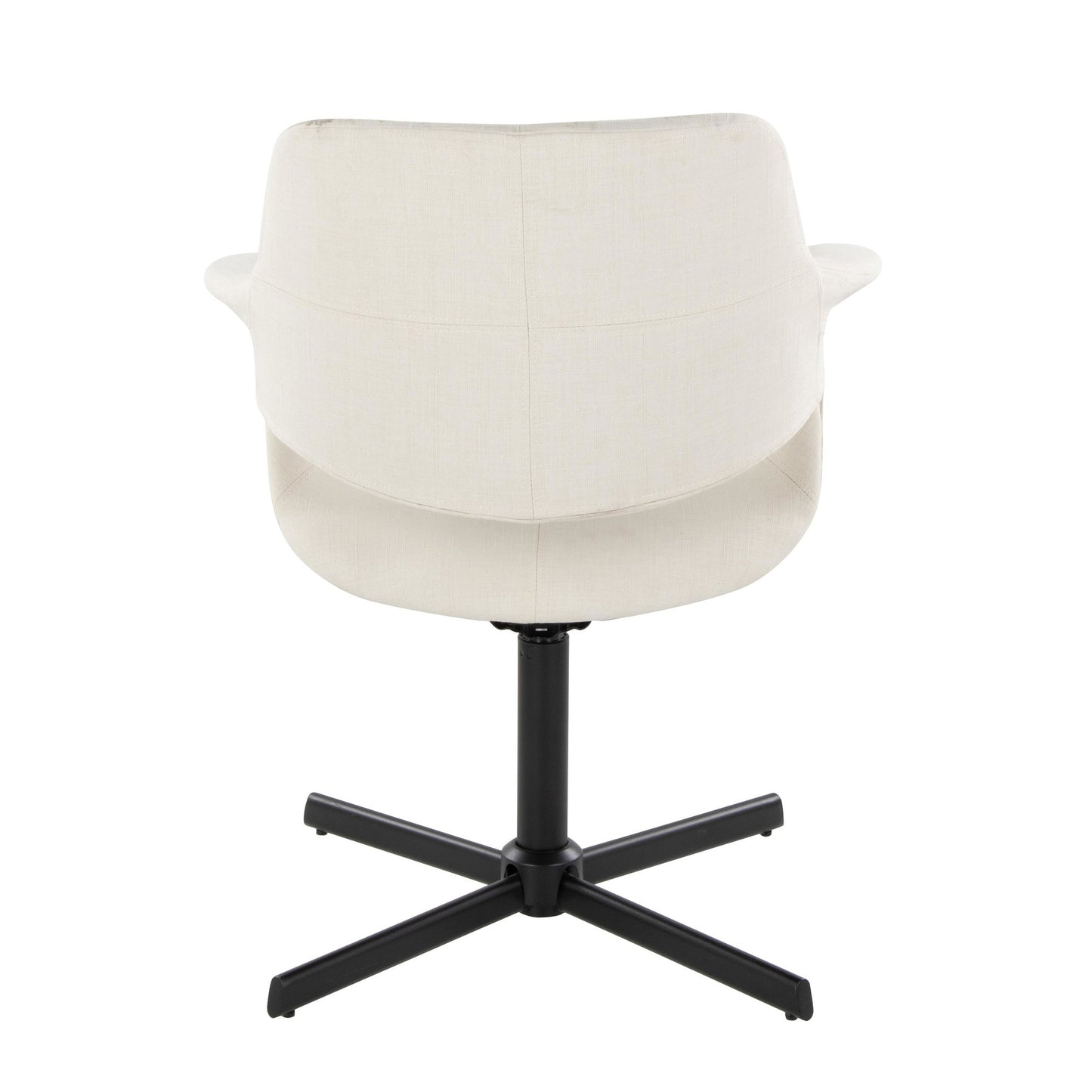 Vintage Flair Swivel Accent Chair By LumiSource - CHR-VFL-XPED1 BKCHAR1 | Accent Chairs | Modishstore - 13