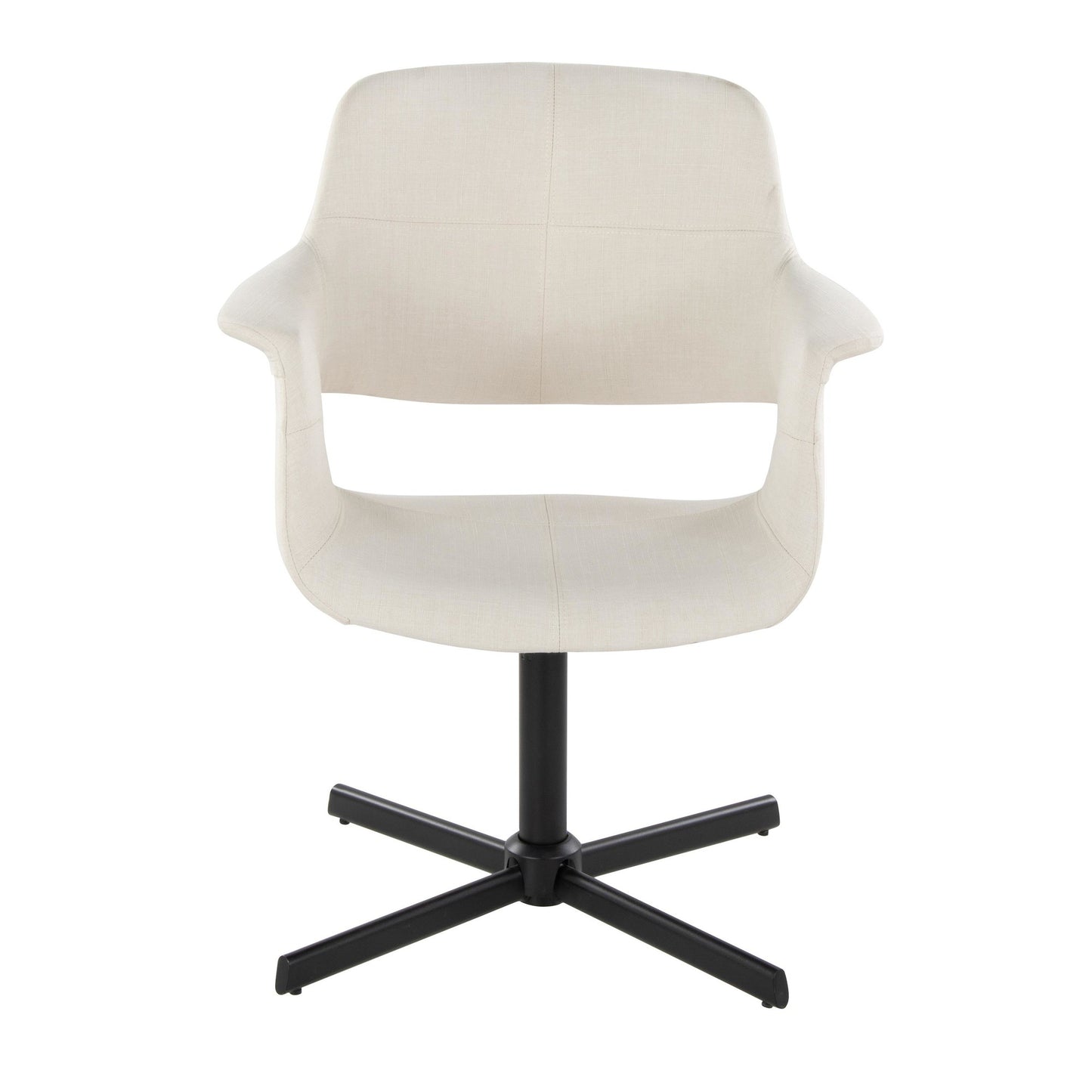 Vintage Flair Swivel Accent Chair By LumiSource - CHR-VFL-XPED1 BKCHAR1 | Accent Chairs | Modishstore - 14