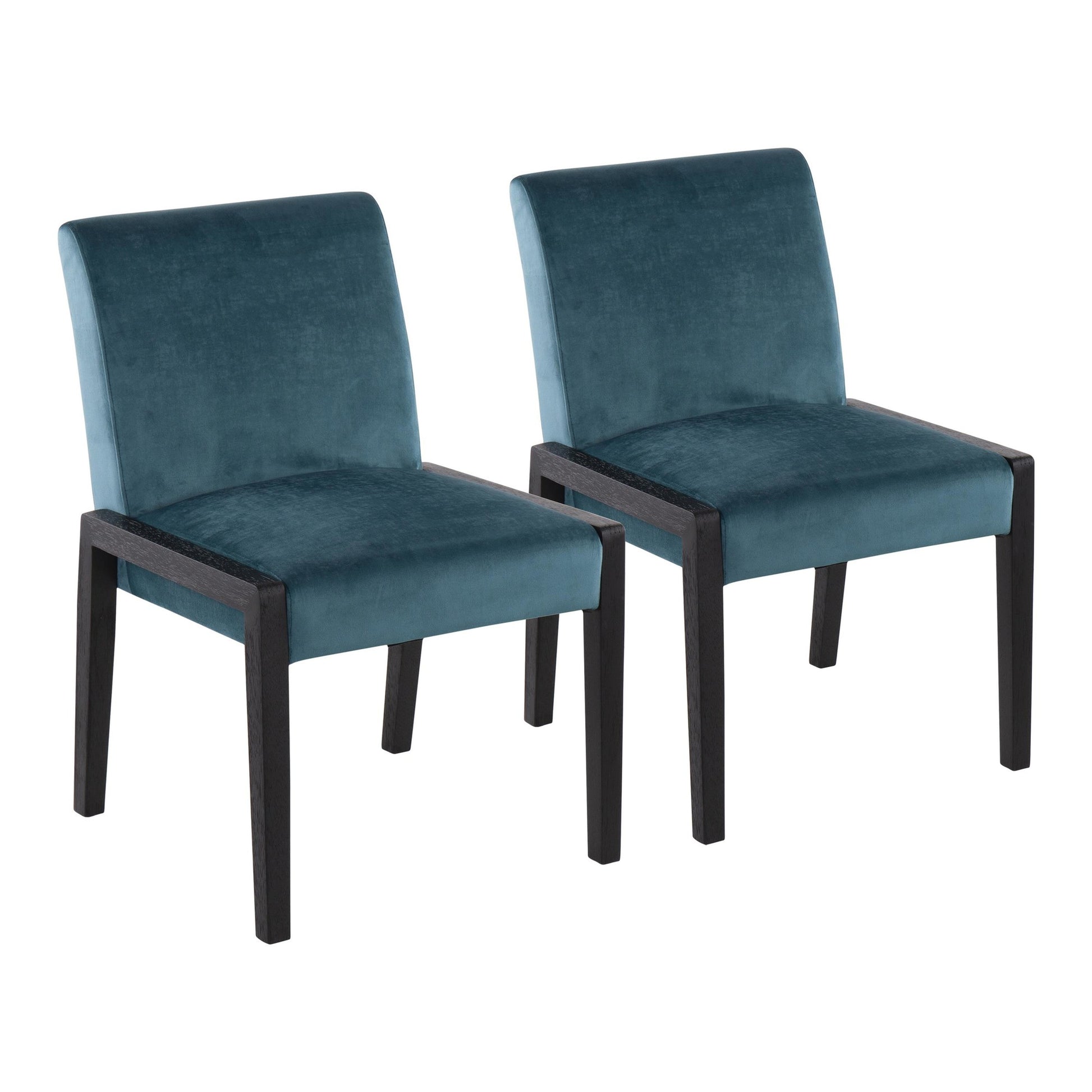 Carmen Chair - Set of 2 By LumiSource - DC-CARMEN BKCVHP2 | Armchairs | Modishstore - 13