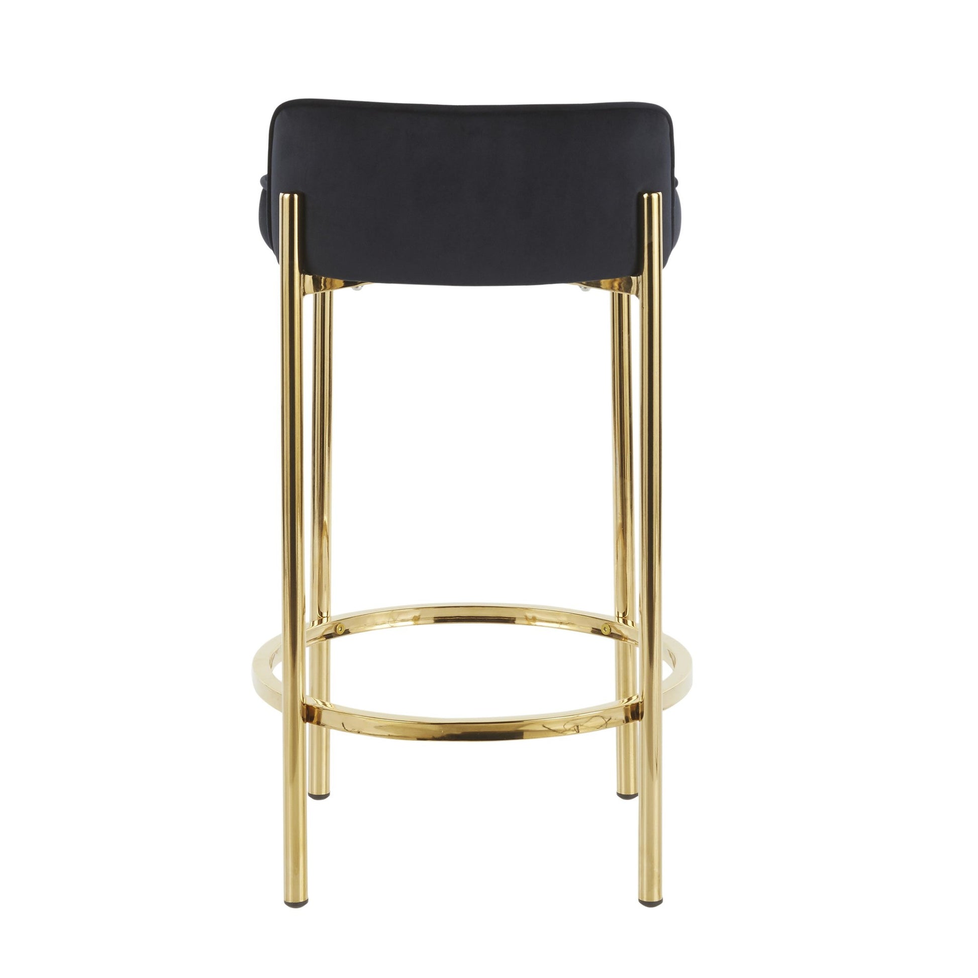 Chloe Counter Stool - Set of 2 By LumiSource - B26-CHLOE AUVBK2 | Counter Stools | Modishstore - 11