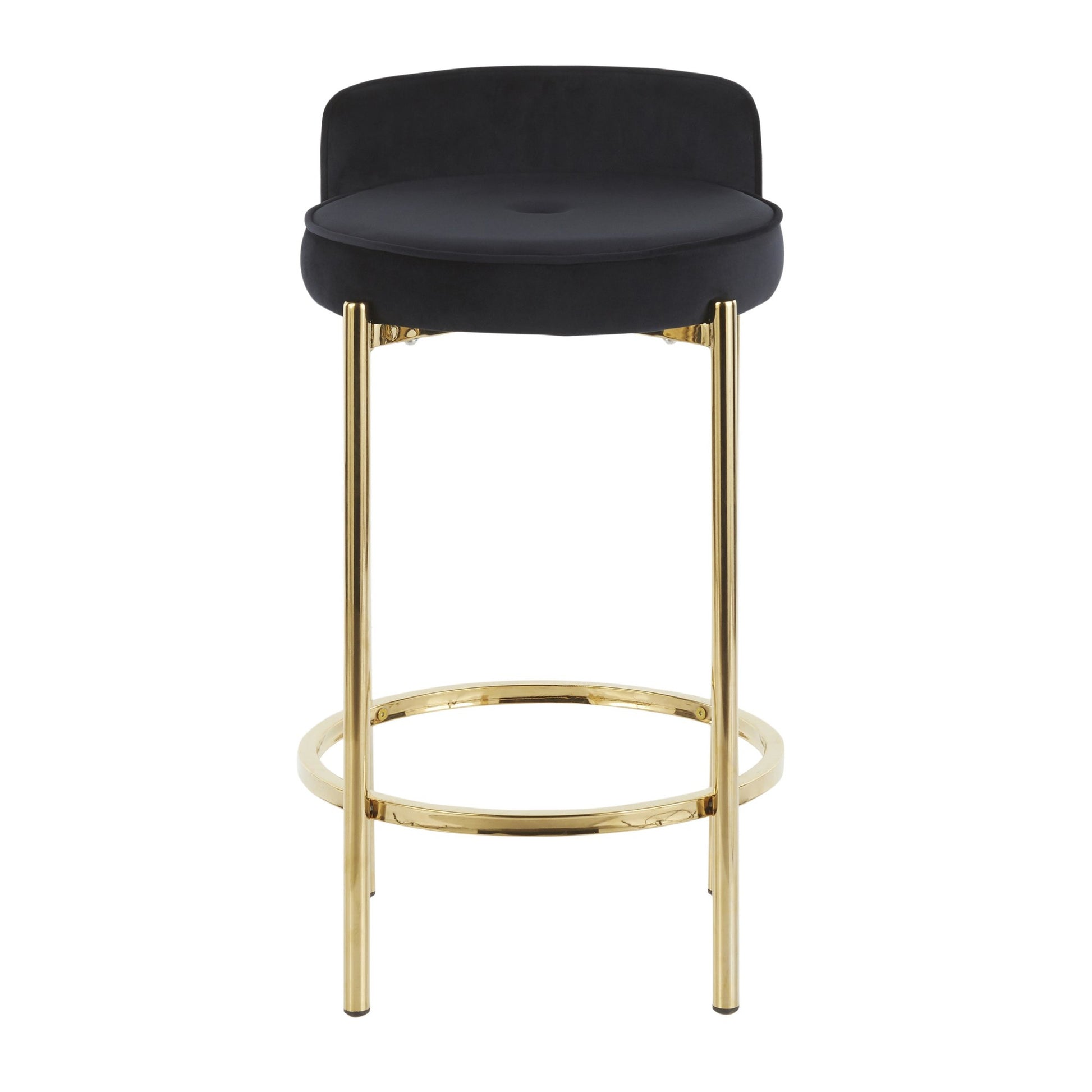 Chloe Counter Stool - Set of 2 By LumiSource - B26-CHLOE AUVBK2 | Counter Stools | Modishstore - 9