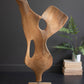 Carved Teak Wood Scuplture On A Base - Smooth By Kalalou | Sculptures | Modishstore - 4