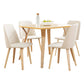 Folia Square Toriano Dining Set - 5 Piece By LumiSource - DS5-FOLIASQNA+4TRNOFBNACR | Dining Sets | Modishstore - 3