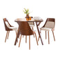 Folia-Anabelle Square Dining Set - 5 Piece By LumiSource - DS5-FOLIASQWL+4ANBELFBWLCR | Dining Sets | Modishstore - 3