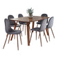 Folia Pebble Dining Set - 7 Piece By LumiSource - DS7-FOLIAWL+6PEBWLVBU | Dining Sets | Modishstore - 6