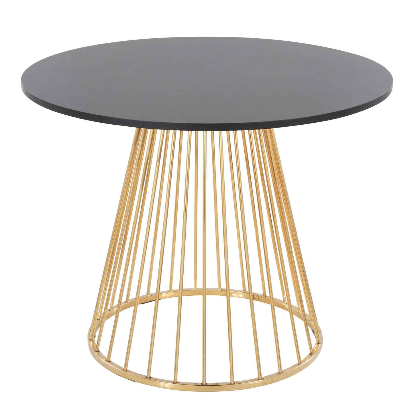 Canary Cosmo Dining Table By LumiSource - DT-CNRY-CNRYCSMO2 AUBK | Dining Tables | Modishstore - 3