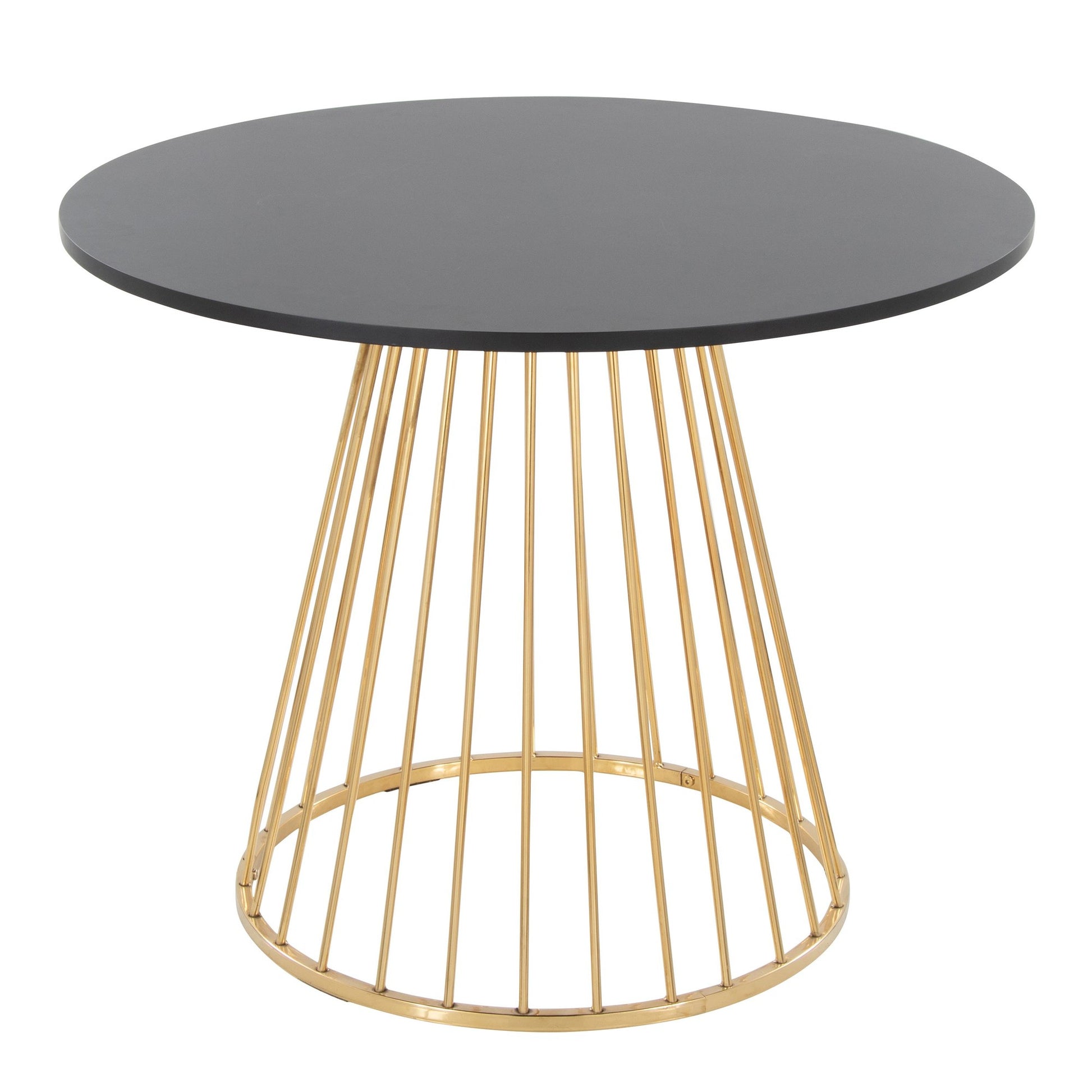 Canary Cosmo Dining Table By LumiSource - DT-CNRY-CNRYCSMO2 AUBK | Dining Tables | Modishstore - 4