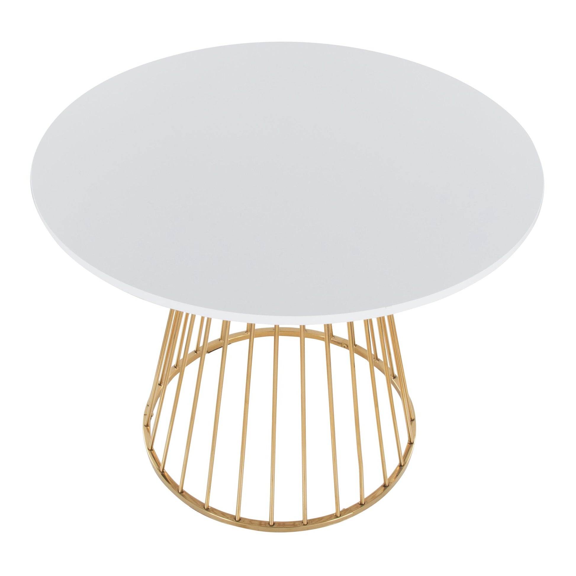 Canary Cosmo Dining Table By LumiSource - DT-CNRY-CNRYCSMO2 AUBK | Dining Tables | Modishstore - 10