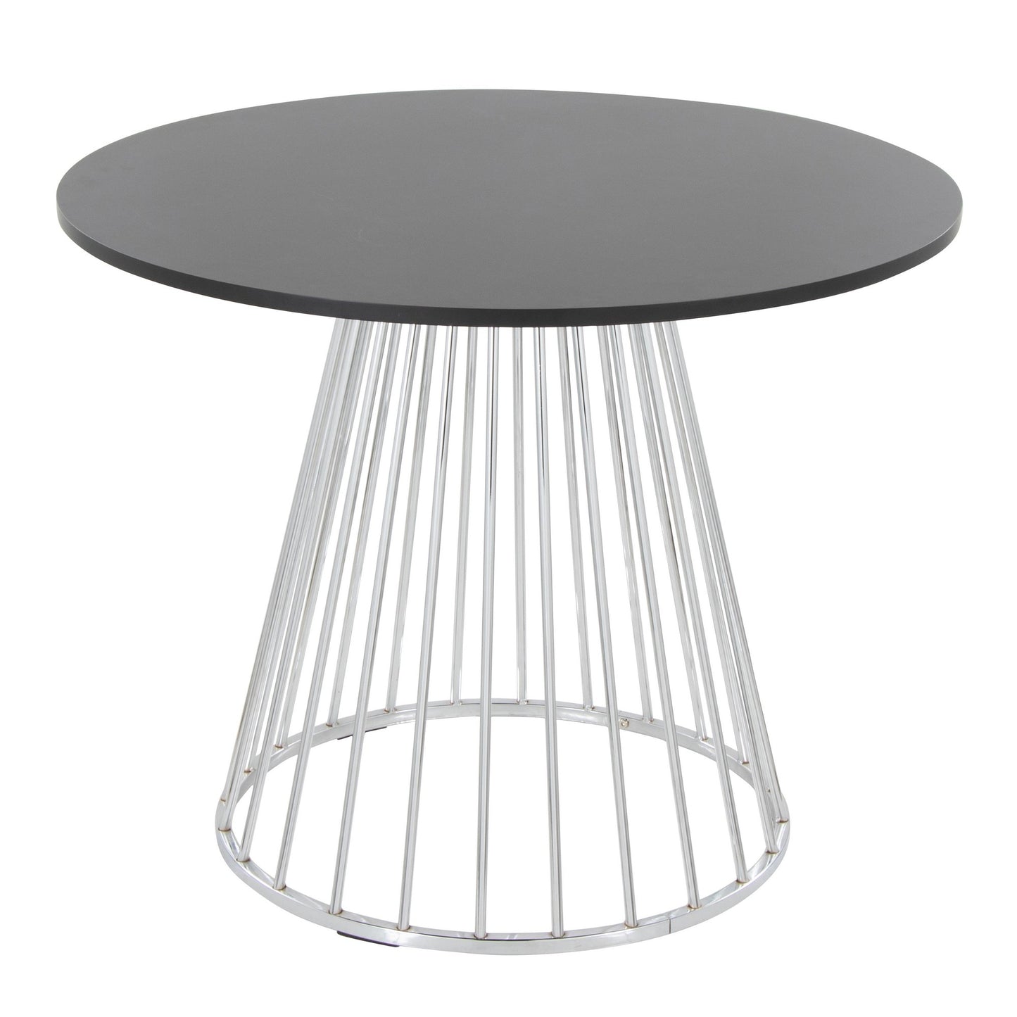 Canary Cosmo Dining Table By LumiSource - DT-CNRY-CNRYCSMO2 SVBK | Dining Tables | Modishstore - 2