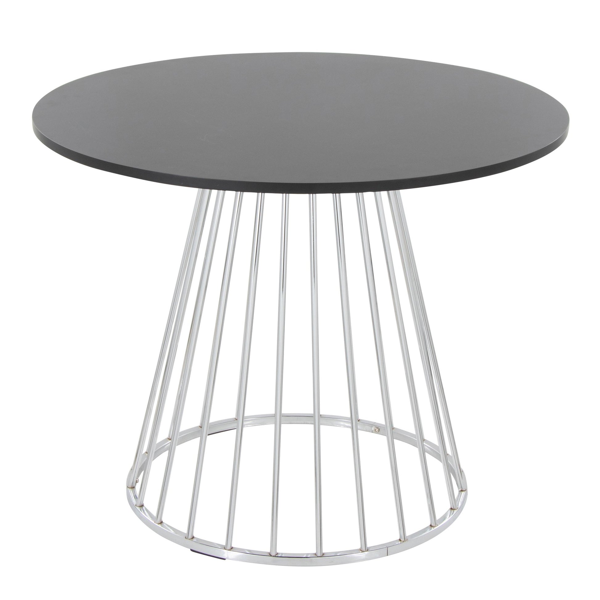 Canary Cosmo Dining Table By LumiSource - DT-CNRY-CNRYCSMO2 SVBK | Dining Tables | Modishstore - 3