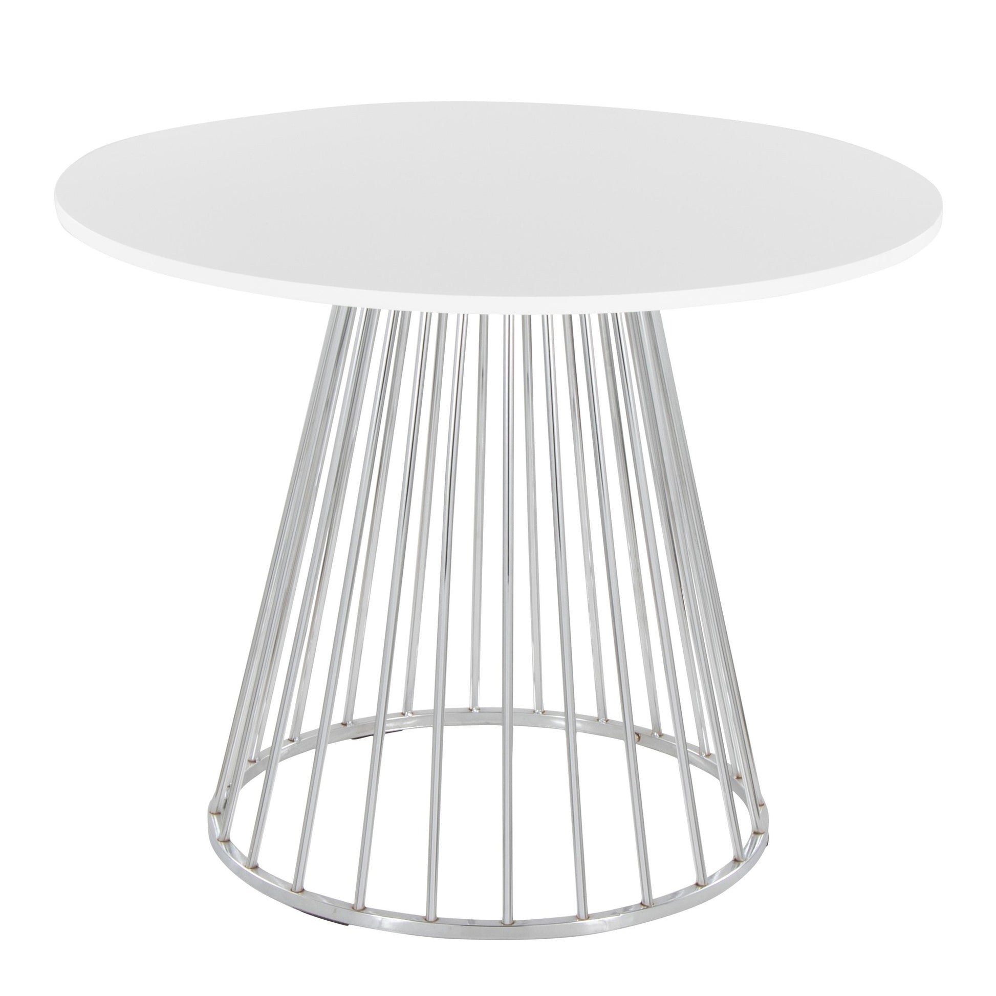 Canary Cosmo Dining Table By LumiSource - DT-CNRY-CNRYCSMO2 SVBK | Dining Tables | Modishstore - 7