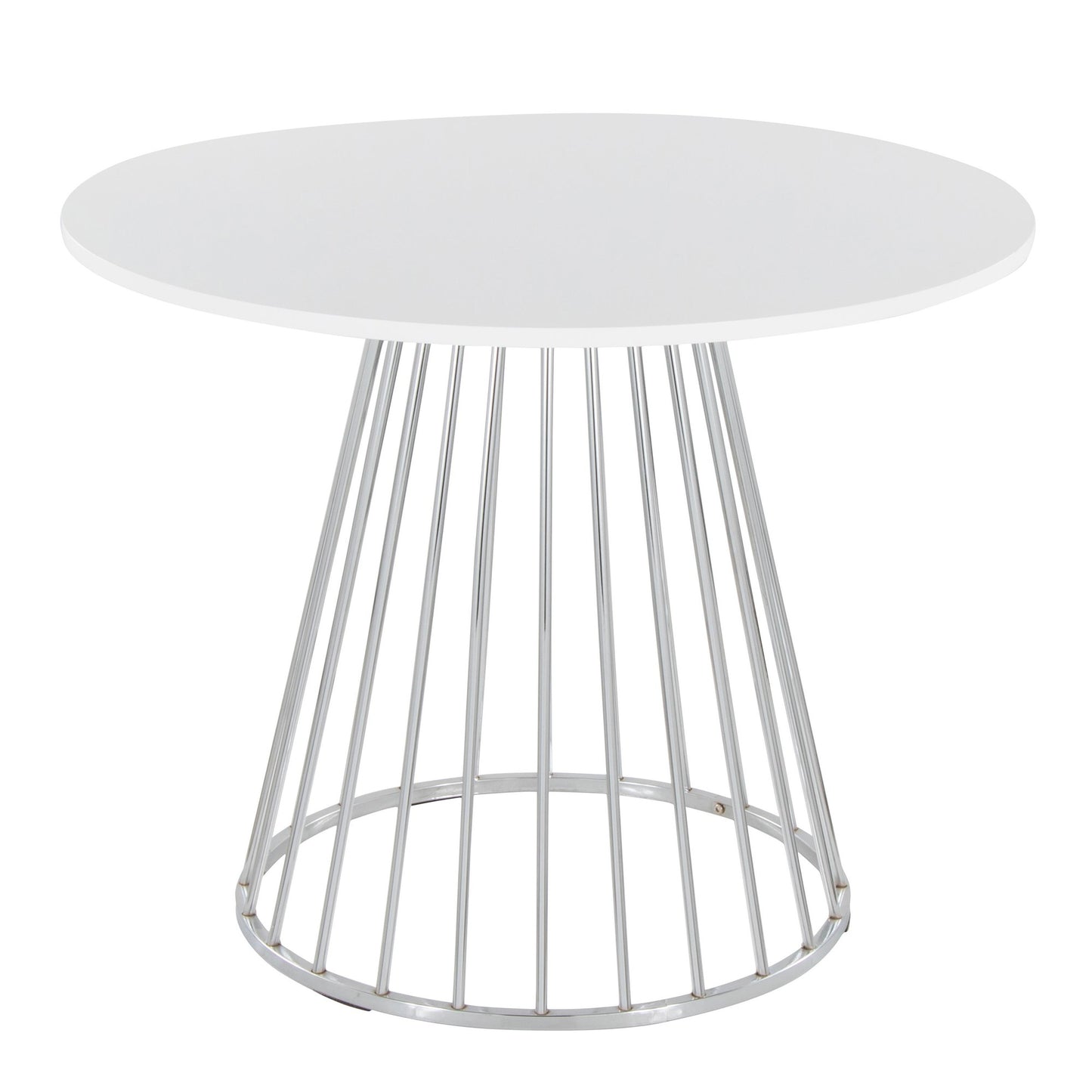 Canary Cosmo Dining Table By LumiSource - DT-CNRY-CNRYCSMO2 SVBK | Dining Tables | Modishstore - 8