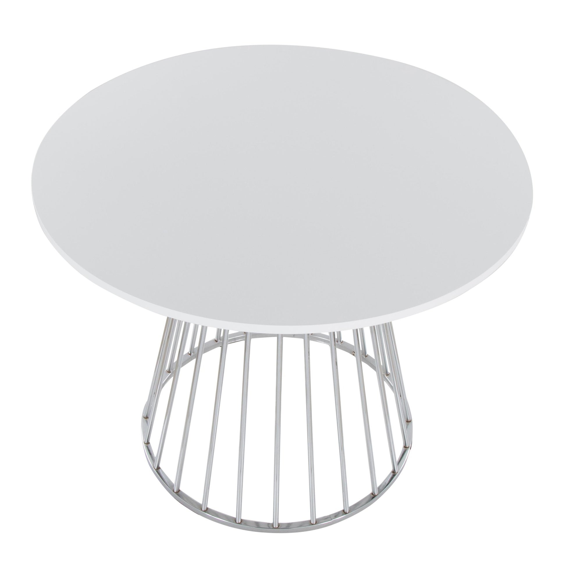 Canary Cosmo Dining Table By LumiSource - DT-CNRY-CNRYCSMO2 SVBK | Dining Tables | Modishstore - 9