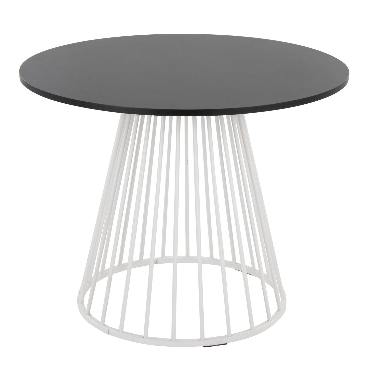 Canary Cosmo Dining Table By LumiSource - DT-CNRY-CNRYCSMO2 WBK | Dining Tables | Modishstore - 2