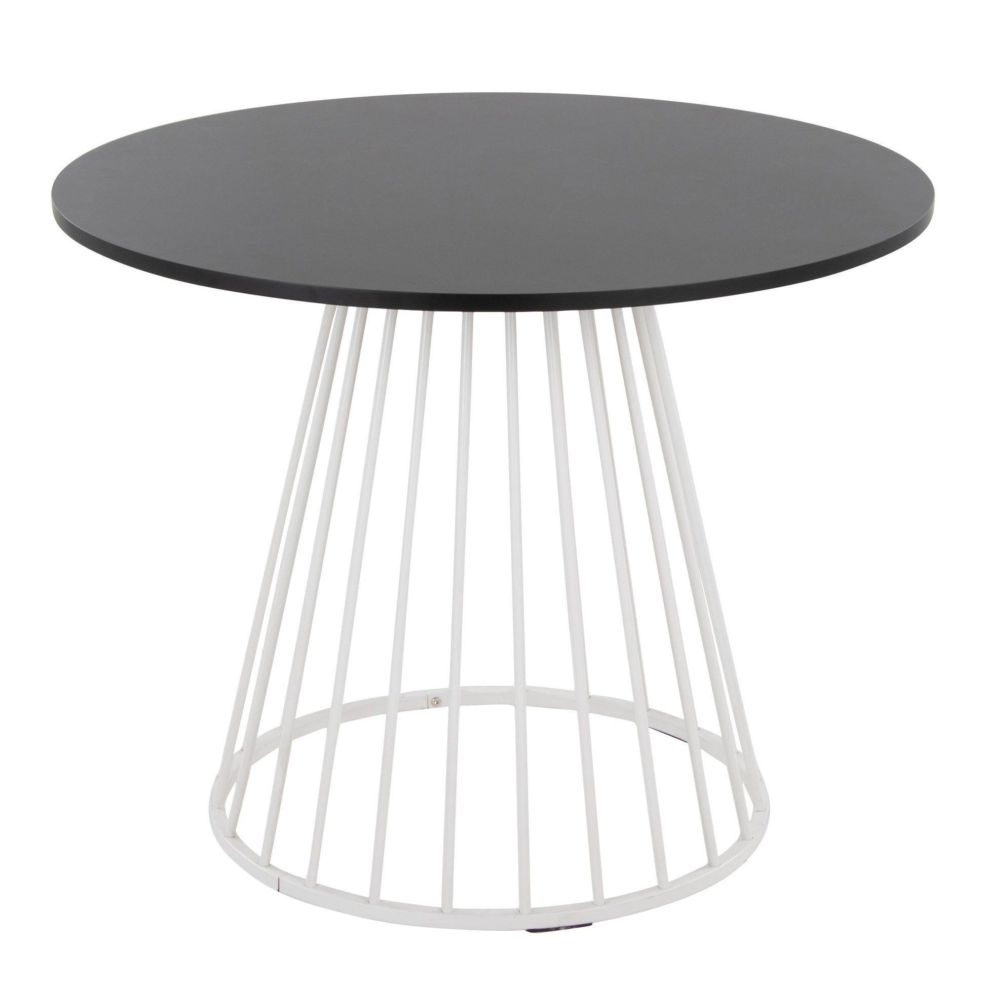 Canary Cosmo Dining Table By LumiSource - DT-CNRY-CNRYCSMO2 WBK | Dining Tables | Modishstore - 3