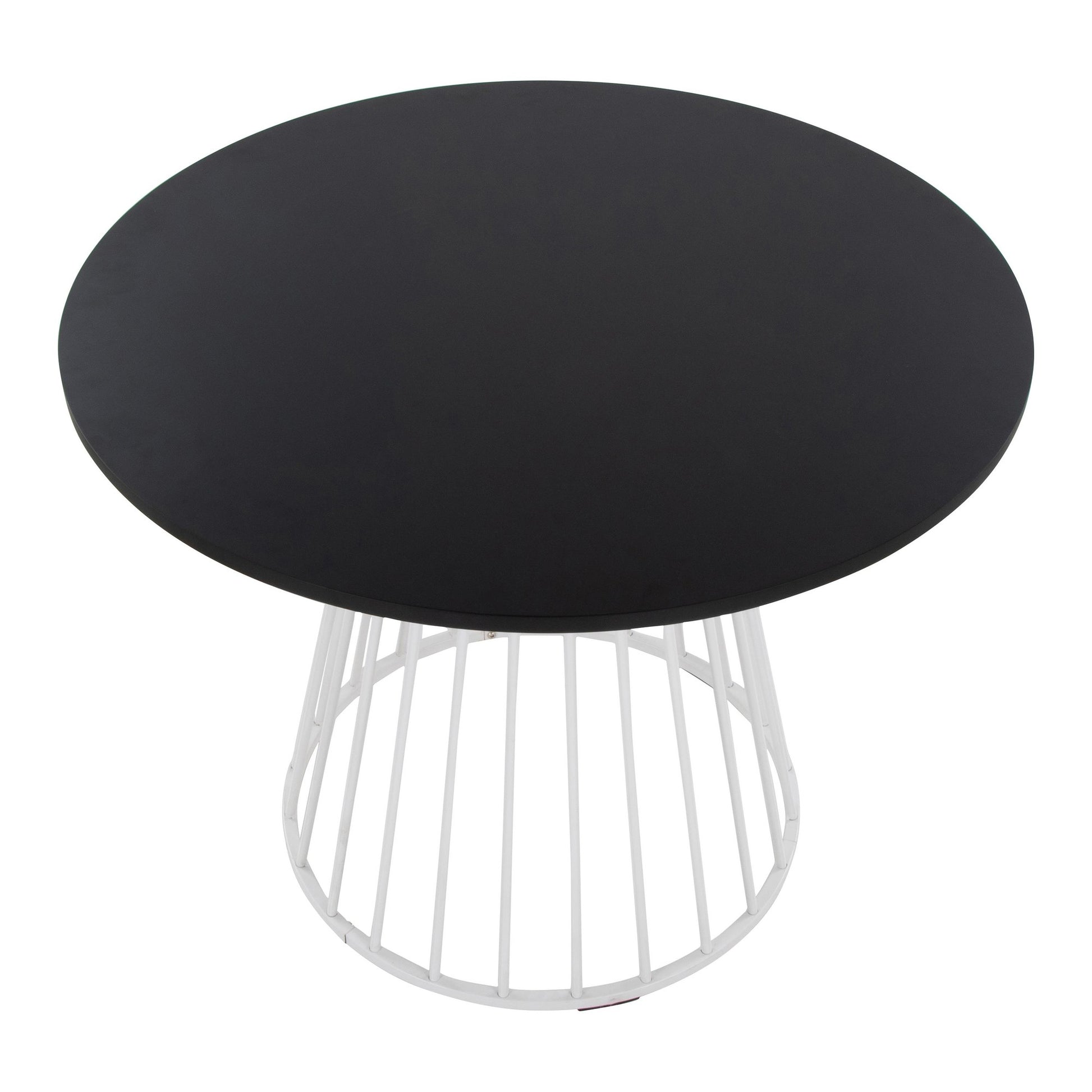 Canary Cosmo Dining Table By LumiSource - DT-CNRY-CNRYCSMO2 WBK | Dining Tables | Modishstore - 4