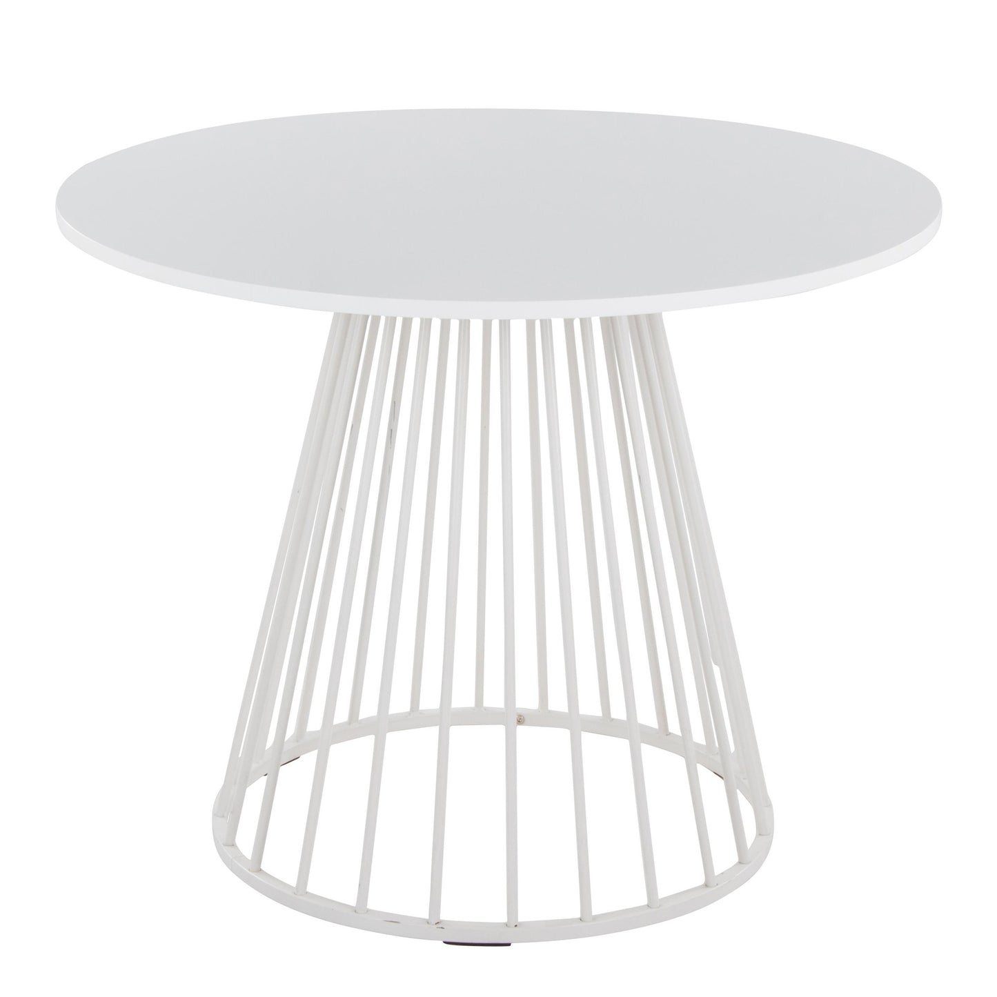 Canary Cosmo Dining Table By LumiSource - DT-CNRY-CNRYCSMO2 WBK | Dining Tables | Modishstore - 7