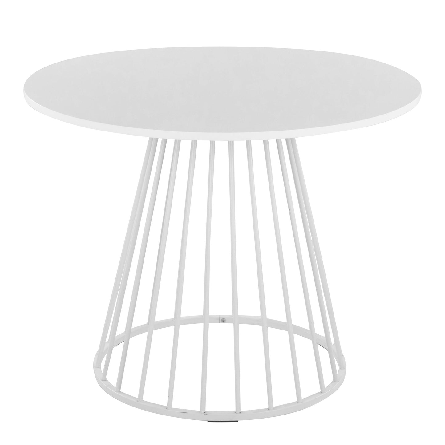 Canary Cosmo Dining Table By LumiSource - DT-CNRY-CNRYCSMO2 WBK | Dining Tables | Modishstore - 8