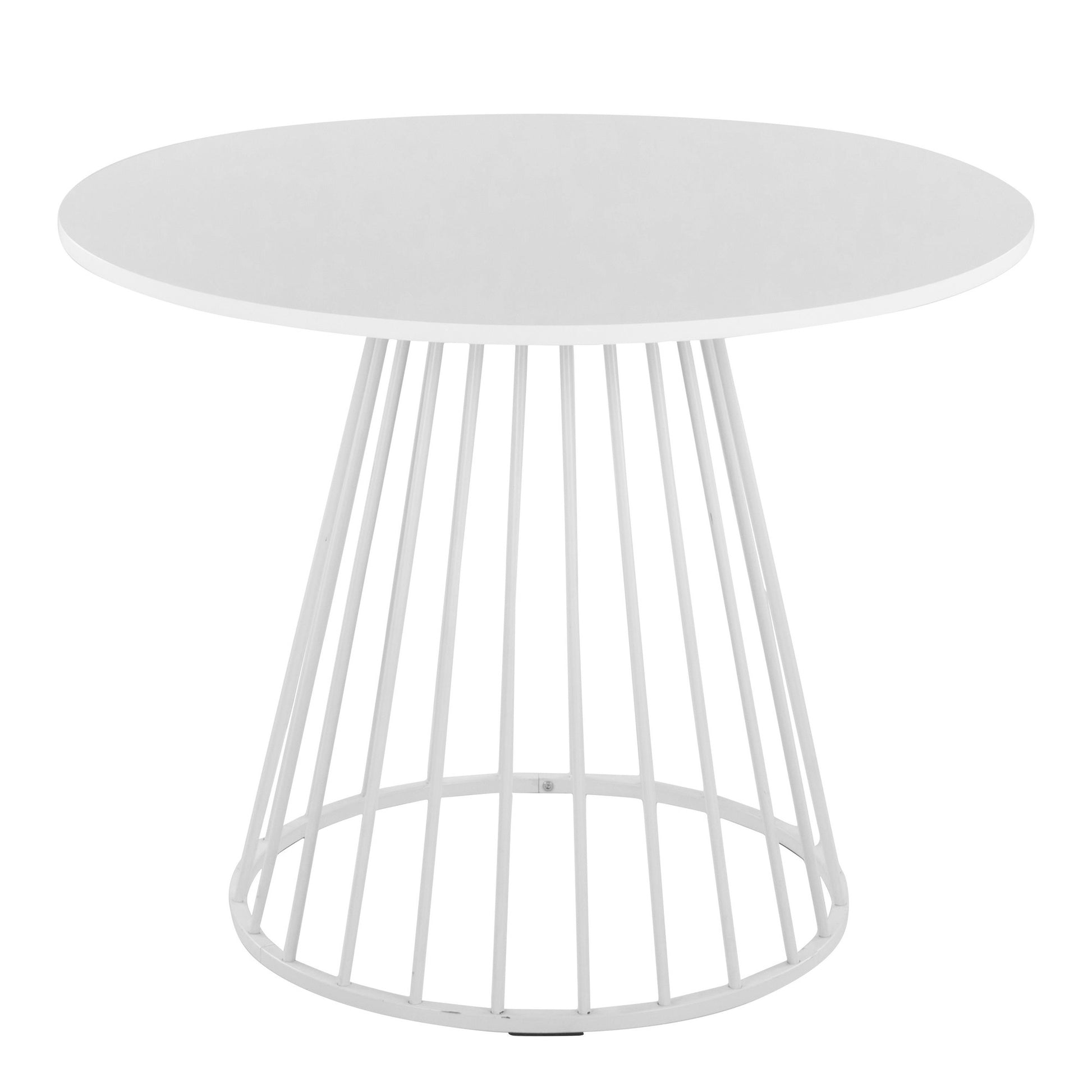 Canary Cosmo Dining Table By LumiSource - DT-CNRY-CNRYCSMO2 WBK | Dining Tables | Modishstore - 8