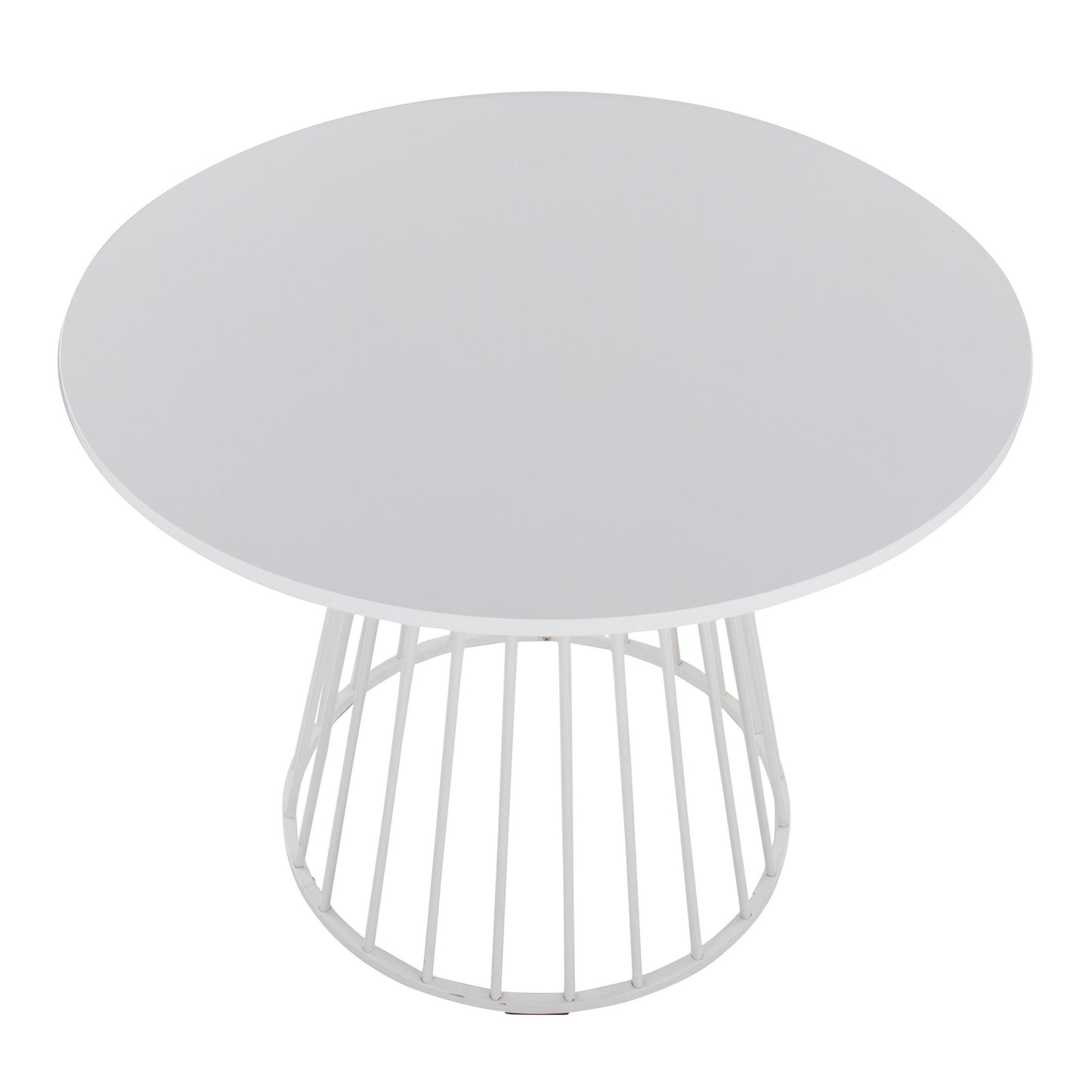 Canary Cosmo Dining Table By LumiSource - DT-CNRY-CNRYCSMO2 WBK | Dining Tables | Modishstore - 9