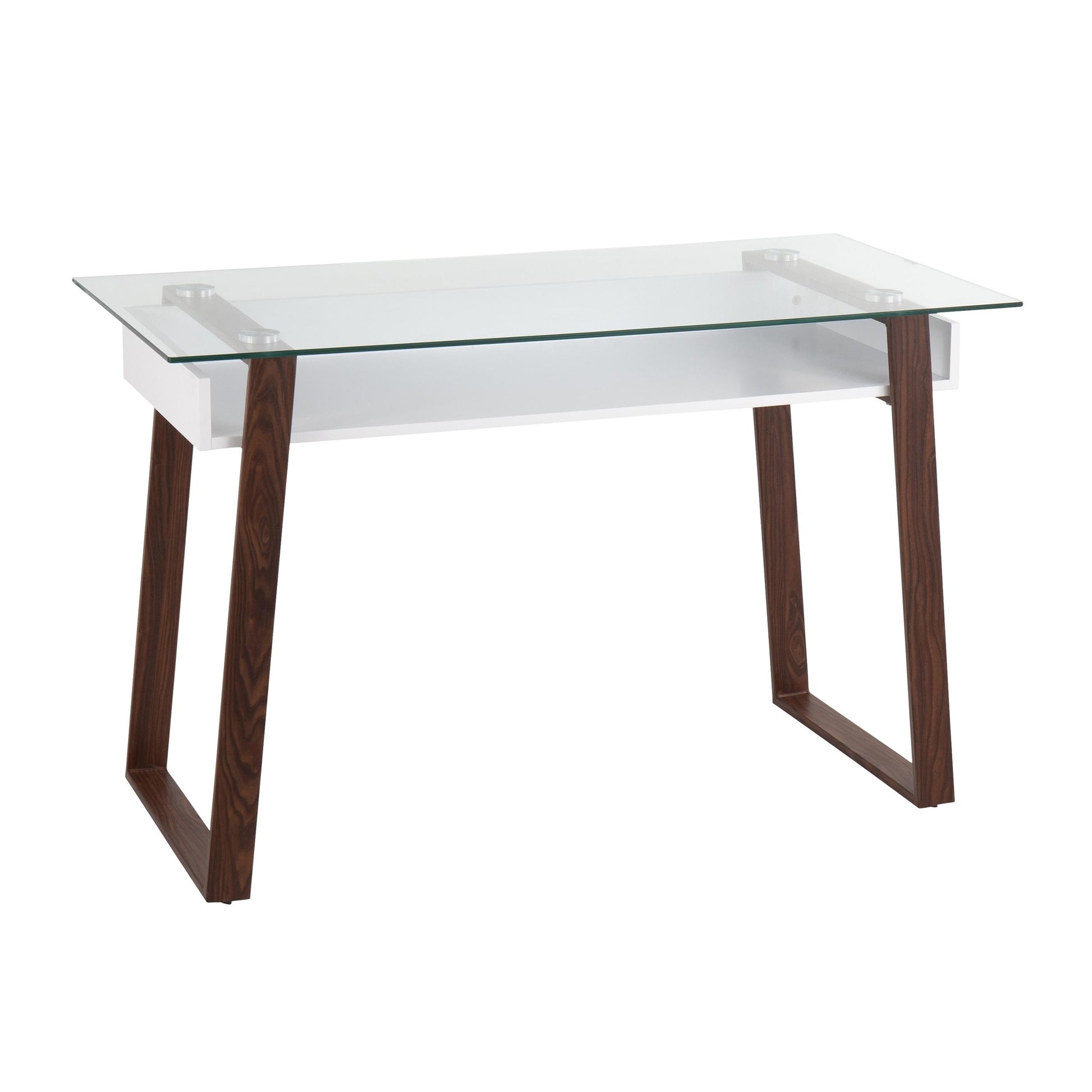 Duke Desk By LumiSource - OFD-DUKE LBNW | Desks | Modishstore - 5