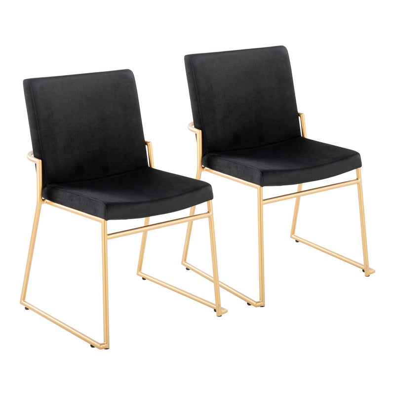 Dutchess Dining Chair - Set of 2 By LumiSource - DC-DUTCHESS AUVBK2 | Dining Chairs | Modishstore