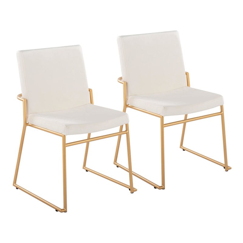 Dutchess Dining Chair - Set of 2 By LumiSource - DC-DUTCHESS AUVBK2 | Dining Chairs | Modishstore - 7