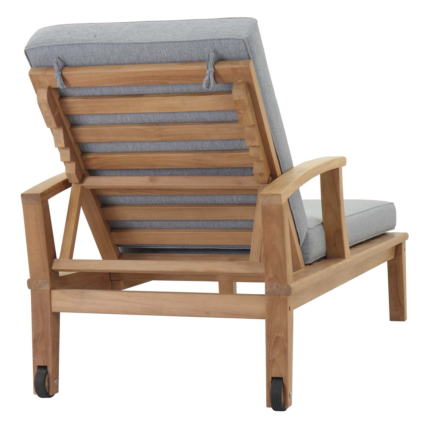 Modway Marina Outdoor Patio Teak Single Chaise