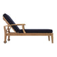 Modway Marina Outdoor Patio Teak Single Chaise