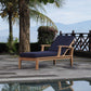 Modway Marina Outdoor Patio Teak Single Chaise