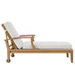 Modway Marina Outdoor Patio Teak Single Chaise