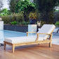 Modway Marina Outdoor Patio Teak Single Chaise