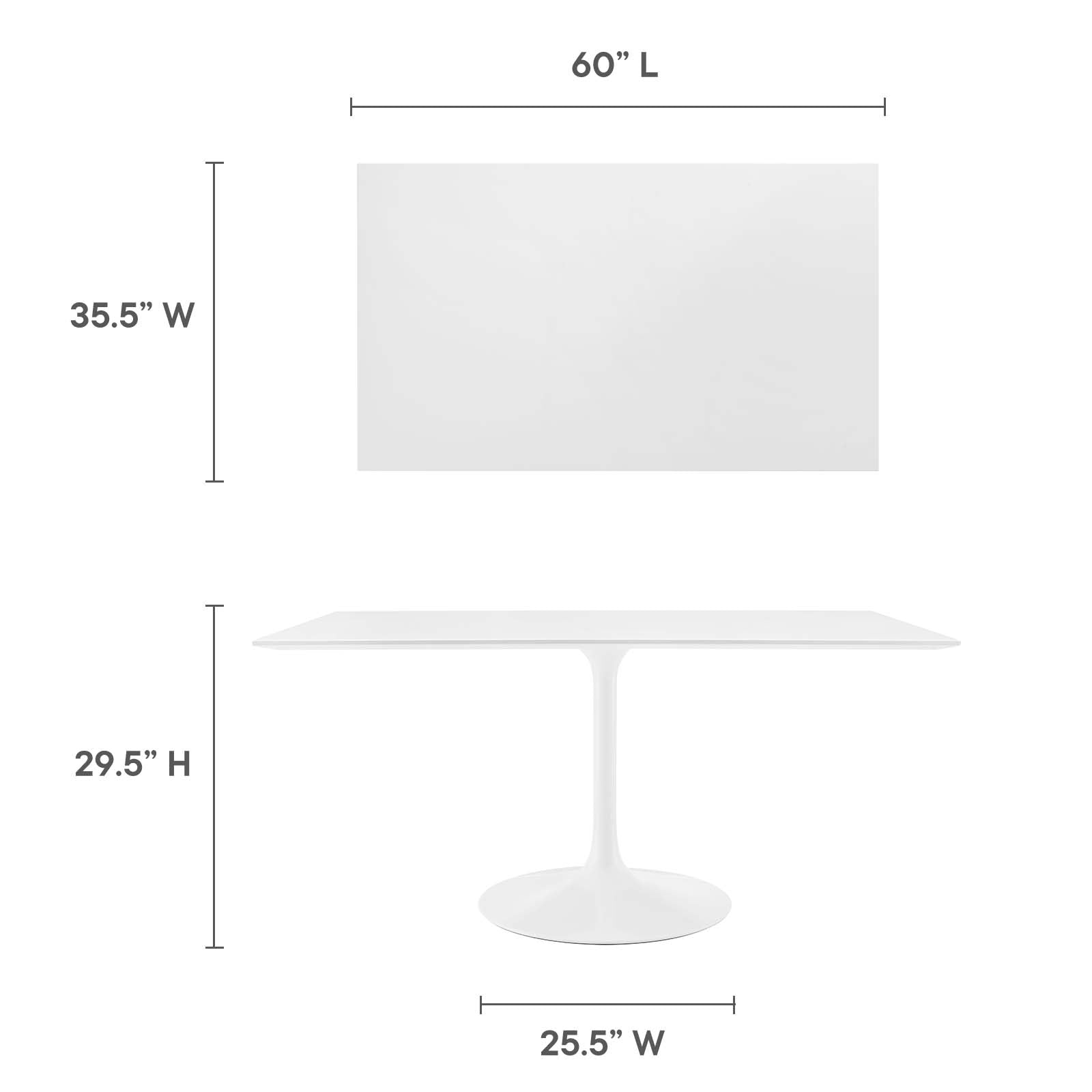 Lippa rectangle dining deals table