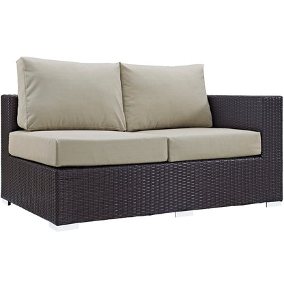 Convene Outdoor Patio Right Arm Loveseat By Modway - EEI-1841 | Outdoor Sofas, Loveseats & Sectionals | Modishstore - 4