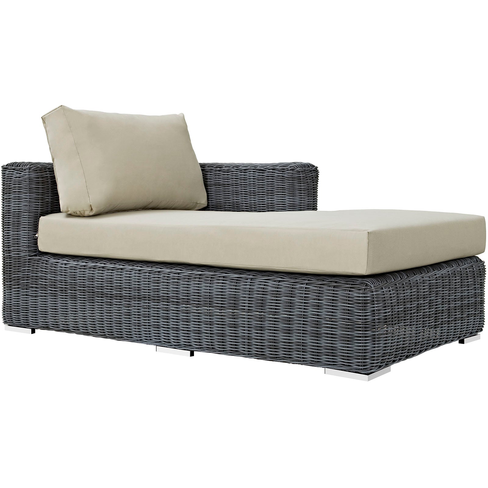 Modway Summon Outdoor Patio Right Arm Chaise - EEI-1873 | Outdoor Sofas, Loveseats & Sectionals | Modishstore - 2