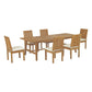 Marina 7 Piece Outdoor Patio Teak Dining Set By Modway - EEI-3307 | Outdoor Dining Sets | Modishstore - 2