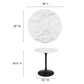 Modway Lippa 28" Round Artificial Marble Dining Table - EEI-3515 | Dining Tables | Modishstore - 9