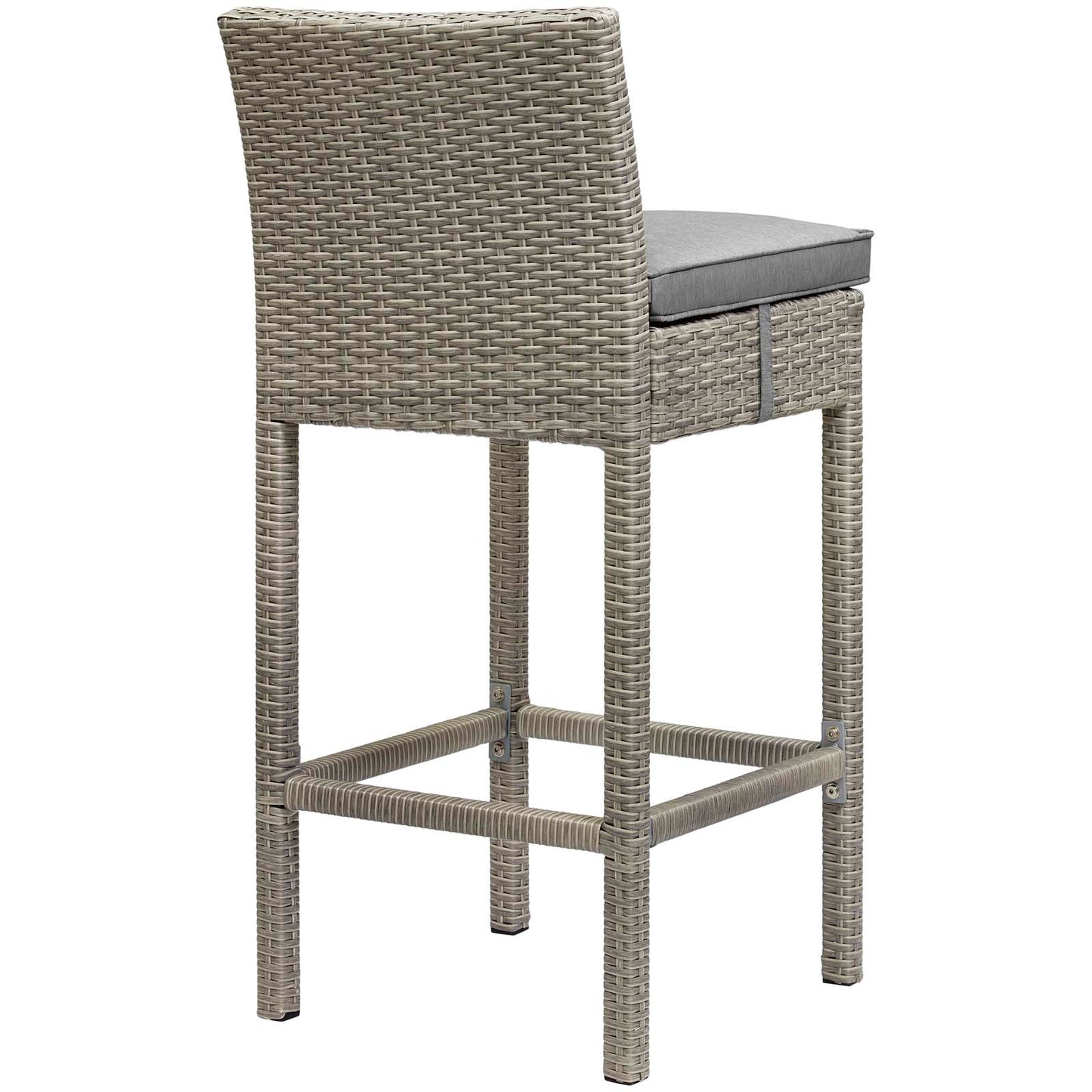 Modway Conduit Bar Stool Outdoor Patio Wicker Rattan Set of 4-EEI-3602 - EEI-3602