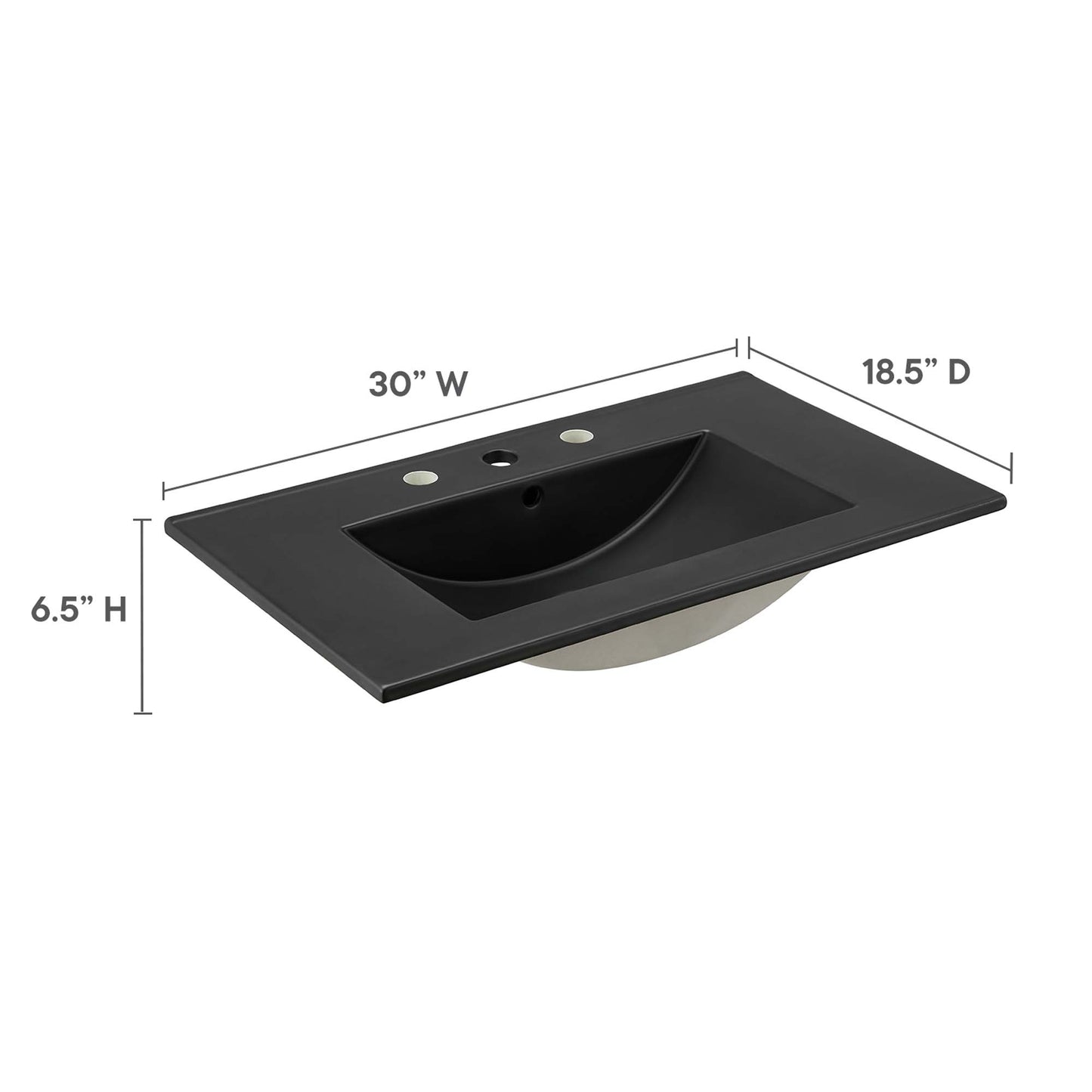 Modway Cayman 30" Bathroom Sink