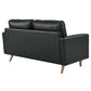 Modway Valour Leather Loveseat