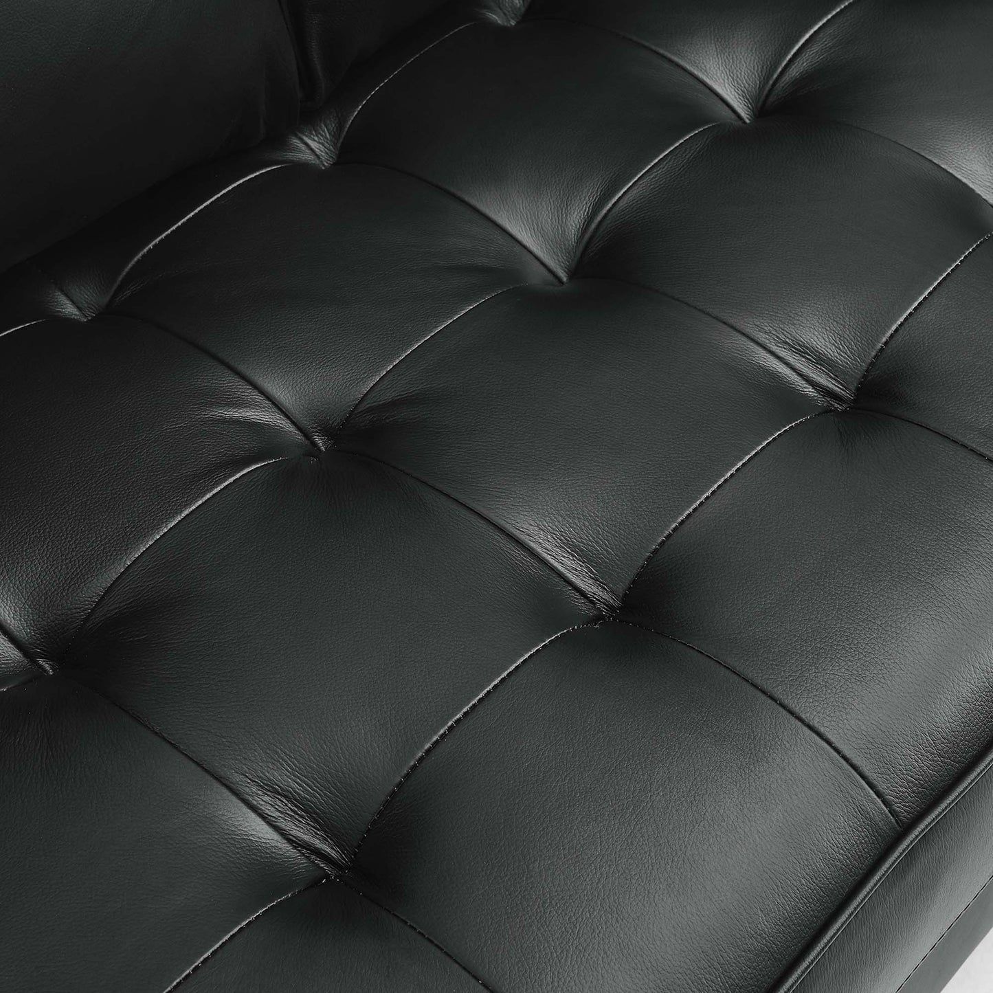 Modway Valour Leather Loveseat