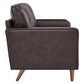 Modway Valour Leather Loveseat