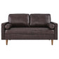 Modway Valour Leather Loveseat