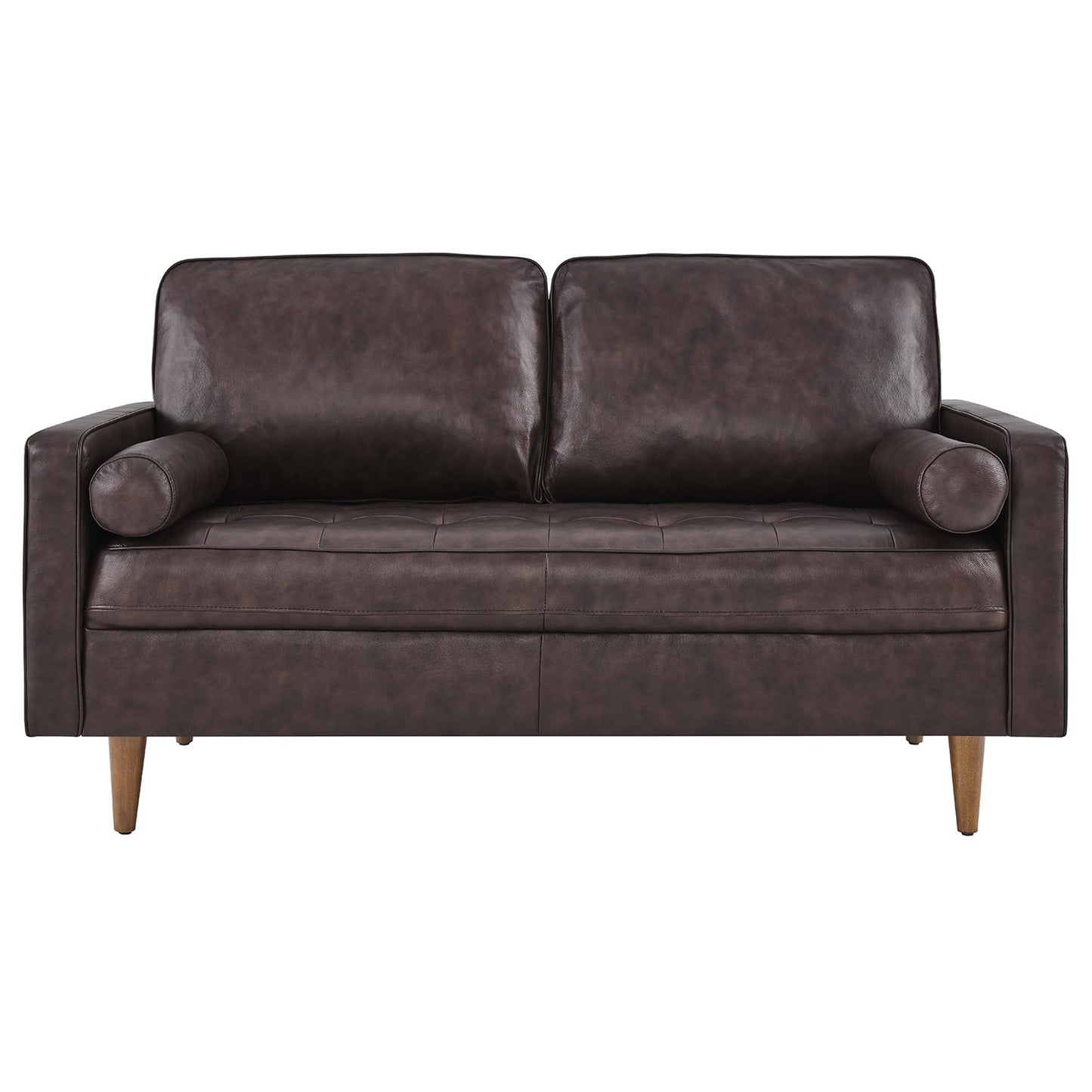 Modway Valour Leather Loveseat