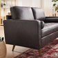 Modway Valour Leather Loveseat